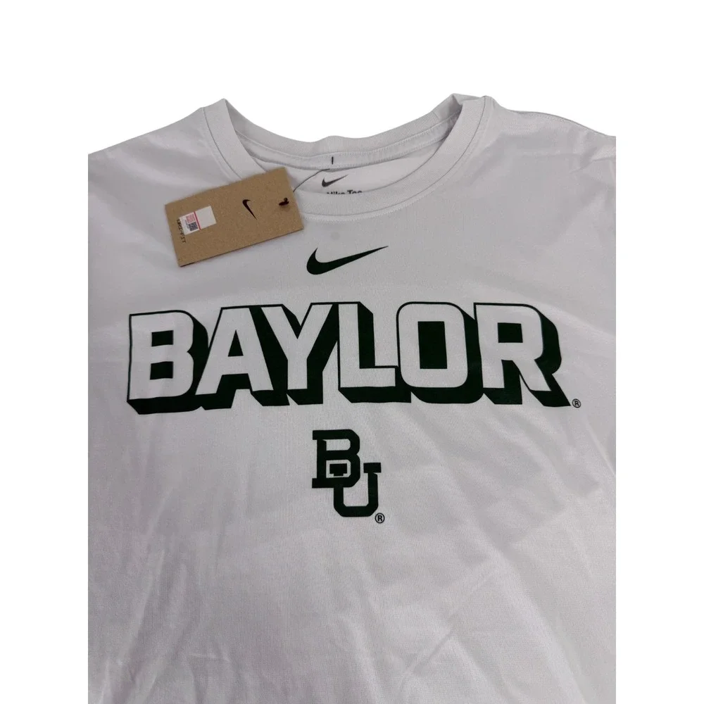 Nike Baylor Bears Dri-FIT Legend T-Shirt Mens Size 2XL XXLarge Light Grey Green‎